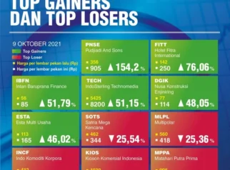 Daftar Saham Tercuan dan Terboncos Sepekan: Ada BACH hingga MPRO