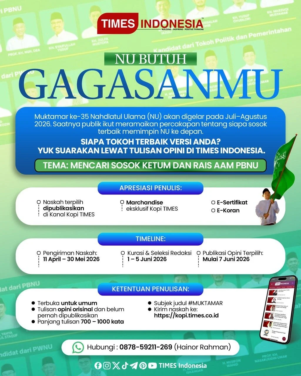 Gerakan Gerbang Toll PBNU Muncul Jelang Muktamar ke-35 NU, Serukan Penolakan LPJ PBNU Secara Objektif