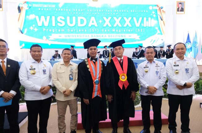 Johan Manurung Hadiri Wisuda UBB, Yusril Tekankan Peran Generasi Muda Bangun Negeri