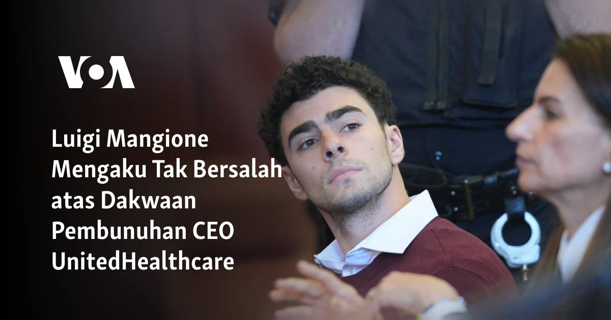 Kasus Luigi Mangione: Kronologi Penting dari Pembunuhan CEO hingga Pengakuan Bersalah