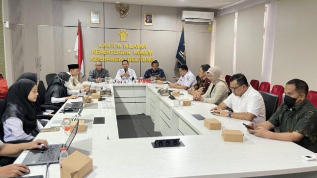 Kemenkum Babel Harmonisasikan Ranperda Perlindungan dan Pelestarian Batu Satam