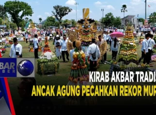 Kirab Ancak Agung Jember Pecahkan 2 Rekor MURI dengan 867 Peserta dan Gunungan Suwar-Suwir Tertinggi