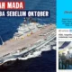 KRI Gajah Mada Siap Debut sebagai Kapal Induk Pertama Indonesia, Pendemo Bogor Gelar Aksi di Depan Istana