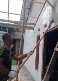 Menggores Asa Lewat Warna, TMMD Reguler ke-129 Kodim 0714 Salatiga Rampungkan Rehabilitasi RTLH