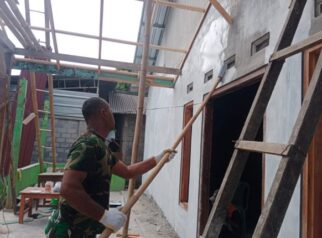 Menggores Asa Lewat Warna, TMMD Reguler ke-129 Kodim 0714 Salatiga Rampungkan Rehabilitasi RTLH