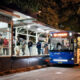 Penumpang Transjakarta Jalan Kaki di Jalan Layang Imbas Bus Mogok di Petukangan