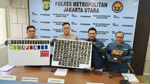 Polisi Ungkap Peredaran Sabu dan Etomidate Senilai Rp 550 Juta di Jakarta Utara