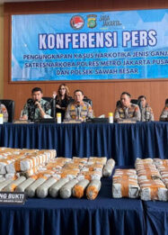 Polres Jakarta Pusat Tangkap 3 Pengedar Narkoba dengan Barang Bukti 132 Kg Ganja