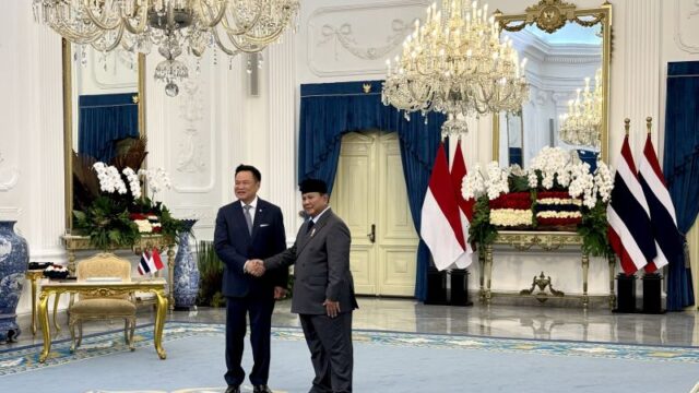 Presiden Prabowo Gelar Pertemuan Empat Mata Dengan PM Thailand Anutin