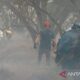 Ratusan Personel Gabungan Kewalahan Atasi Kebakaran Kawah Wadon Gunung Gede