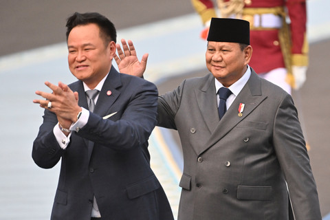 Seloroh Prabowo saat Sambut PM Thailand: Banyak Orang Mengira Bali Ibu Kota RI