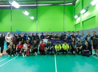 Semarak Hari Pengayoman Ke-81, Kanwil Kemenkum Babel Gelar Turnamen Badminton Antarpegawai