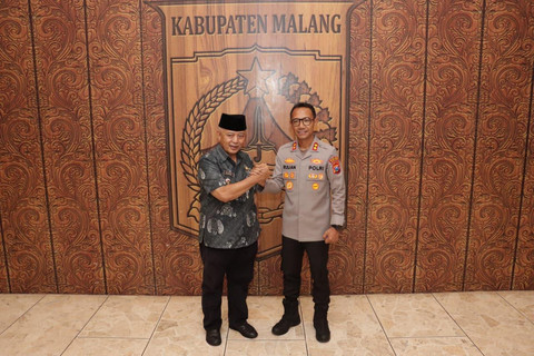 Silaturahmi ke Pendopo, Kapolres Malang Bahas Narkoba-Balap Liar Bareng Bupati