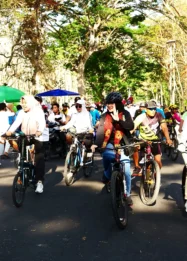 Bupati Ipuk Resmikan Pasar Jati Agung dan Ikuti Gowes di CFD Purwoharjo Banyuwangi