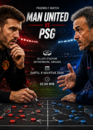 Cara Menonton dan Link Streaming Manchester United vs PSG, Live Sabtu Pukul 22.00 WIB