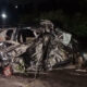 Truk Tabrak 2 Mobil dan 2 Motor di Kawasan Puncak, Cianjur, Mobil Hancur